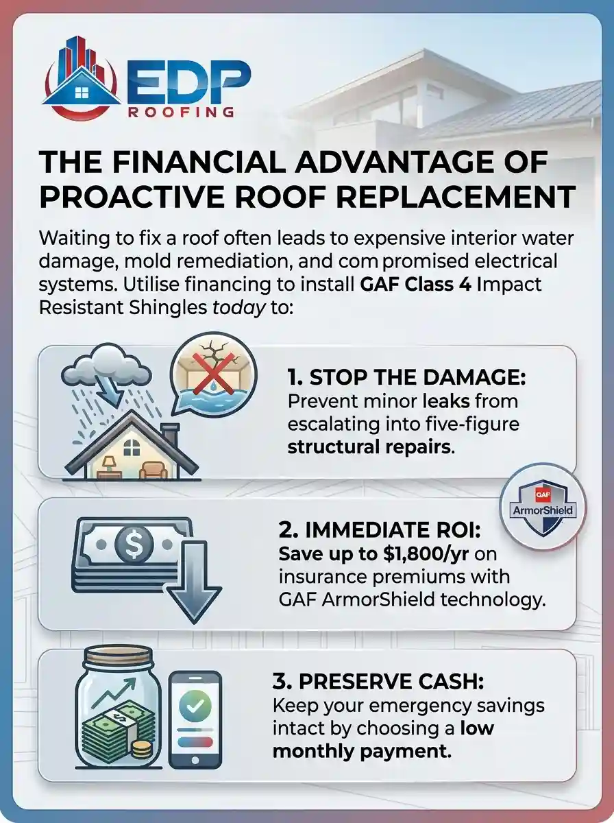 Financial advantages of roof replacement with insurance roi explained
